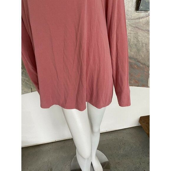 Asos Pink Square Neck Blouse Top Size 18 Long Sleeve - Picture 6 of 10